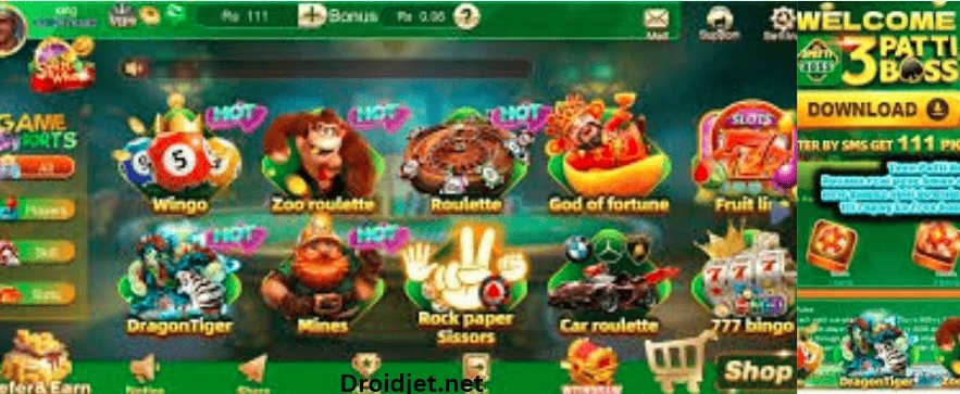 3 Patti Boss111 is one of the best real cash card games in pakistan 3Patti Boss 111 Game download and play online